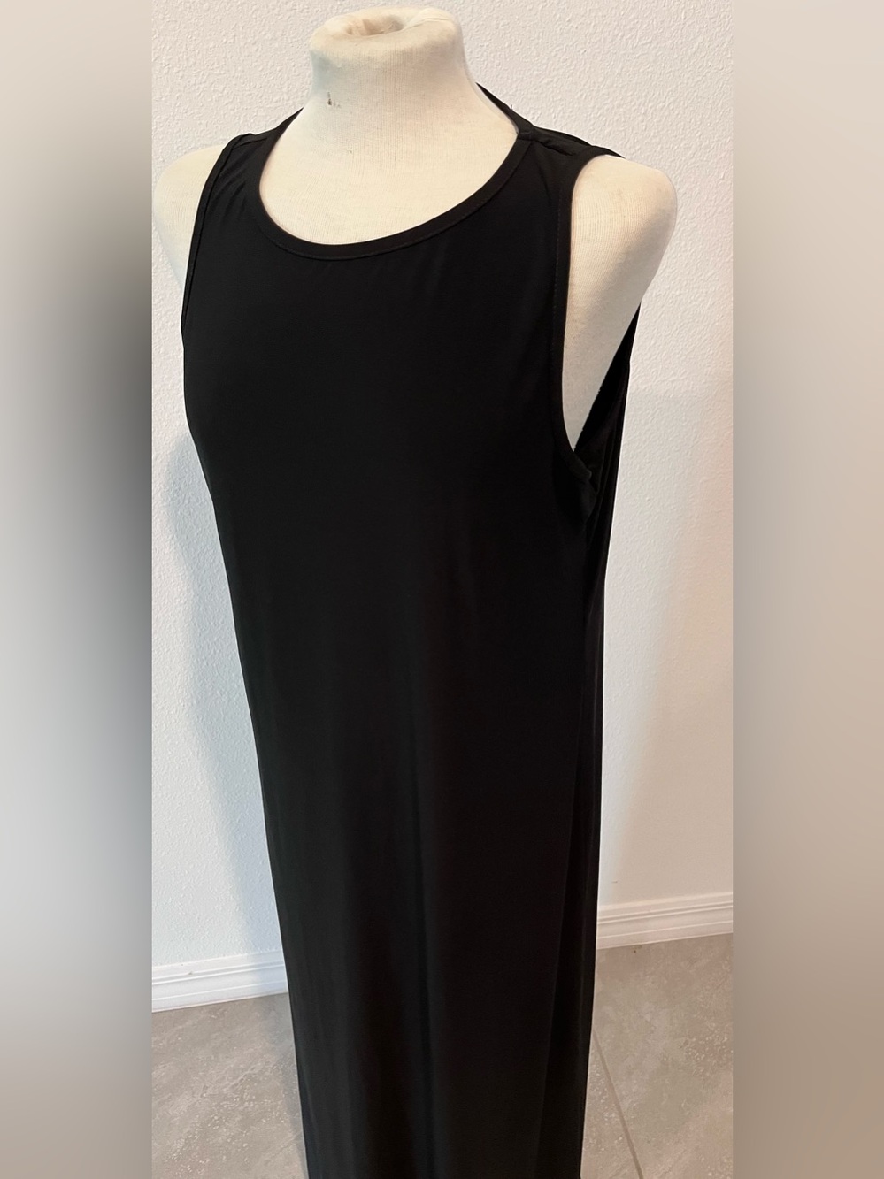 MSK Black Maxi Skirt - Sleek Straight Cut - Picture 2 of 7